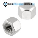 Sechskant Hutmuttern DIN 917 (niedrige Form) M3 - M18 - Kappenmuttern - A2 V2A rostfreier Edelstahl