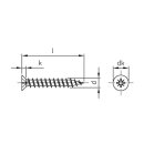 Scharnierbandschrauben 5mm Kopfdurchmesser A4 Edelstahl Holzschrauben Spanplattenschrauben Senkkopf Vollgewinde